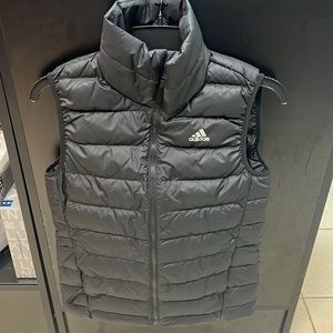 Adidas womens todown vest jacket size XS black new